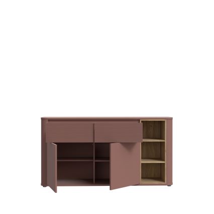 BASKO chest of drawers, brown/oak