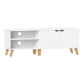 BASTOR White TV Stand