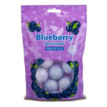 Bath bomb PROVENCE 6 pcs blueberry