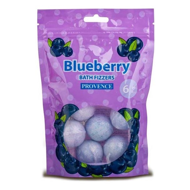 Bath bomb PROVENCE 6 pcs blueberry
