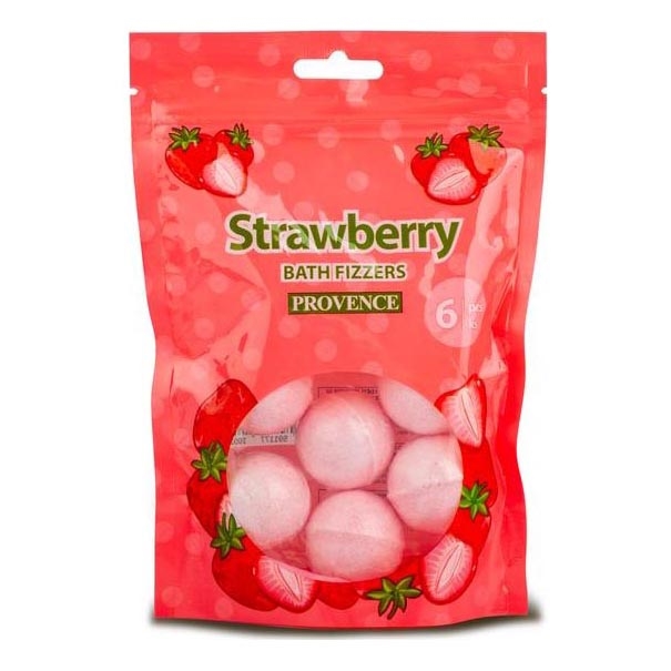 Bath bomb PROVENCE 6 pcs strawberry
