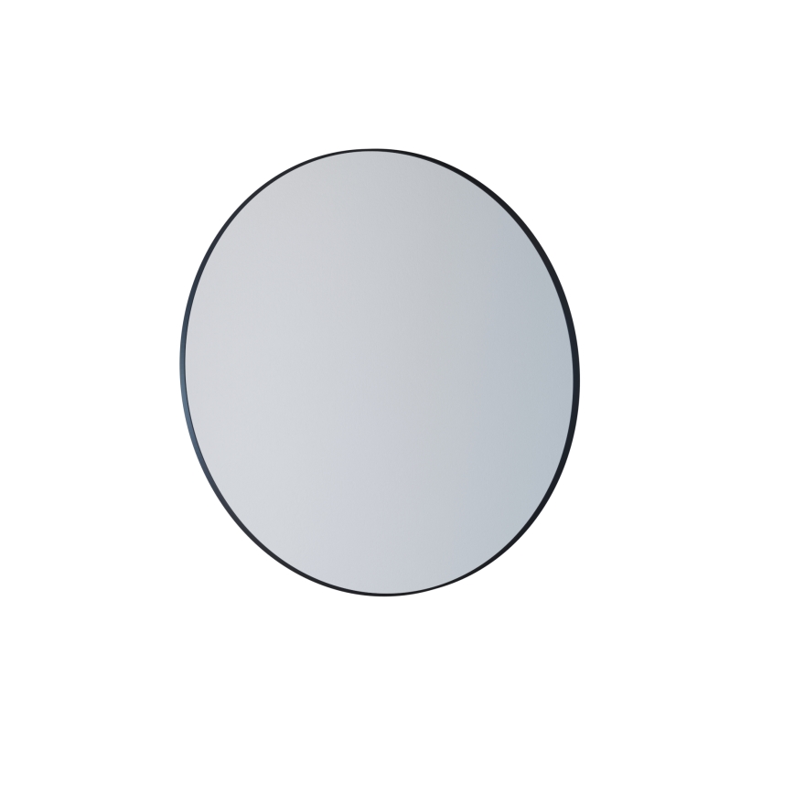 BATH DELUXE 01-060-09-02-00 - Bathroom mirror BORGSTED d. 60 cm black