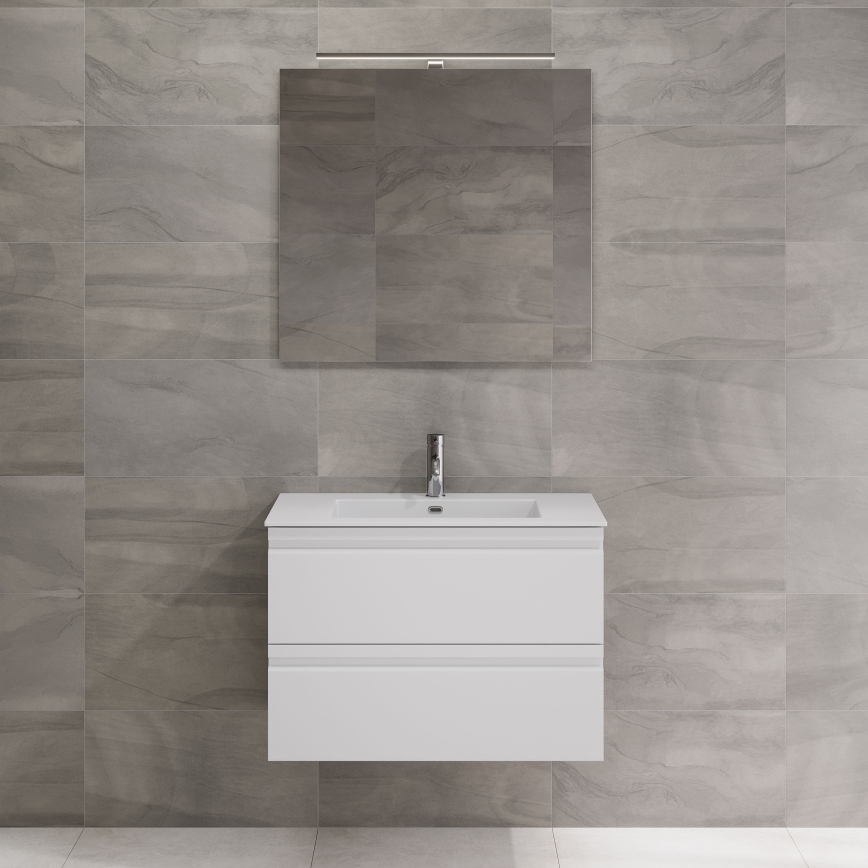 BATH DELUXE 01-080-01-58-00 - Bathroom mirror NORDBORG 80x75 cm