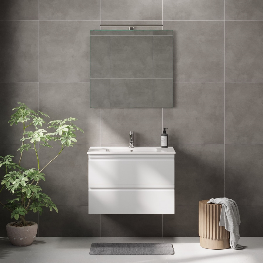 BATH DELUXE 01-080-01-58-00 - Bathroom mirror NORDBORG 80x75 cm