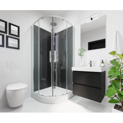 BATH DELUXE 01-080-01-58-00 - Bathroom mirror NORDBORG 80x75 cm