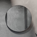 BATH DELUXE 01-080-09-02-00 - Bathroom mirror BORGSTED d. 80 cm black