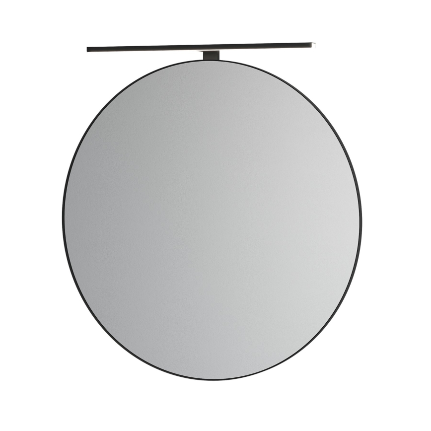 BATH DELUXE 01-080-09-02-00 - Bathroom mirror BORGSTED d. 80 cm black