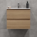 BATH DELUXE 03-060-64-86-01 - Bathroom cabinet with a basin KENWOOD 61 cm oak