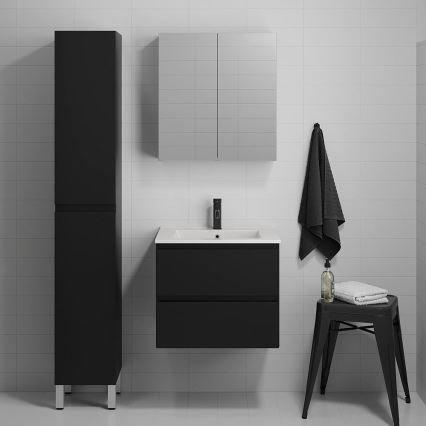 BATH DELUXE 04-030-63-02-01 - Bathroom cabinet KENWOOD 186 cm matte black