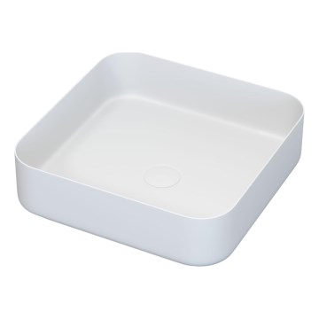 BATH DELUXE 06-040-17-01-00 - LJORDAL countertop washbasin 40x40 cm stainless steel/matte white