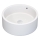 BATH DELUXE 06-041-53-11-00 - RUNDTOM countertop basin Ø 41.5 cm, ceramic / glossy white