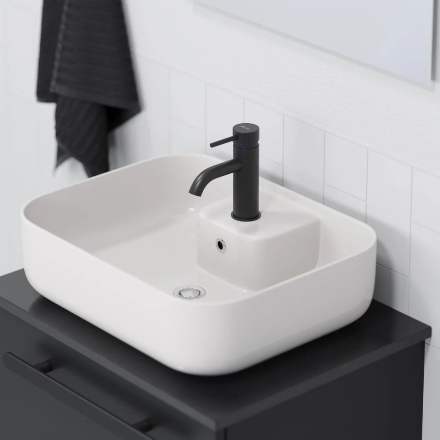 BATH DELUXE 06-050-12-11-00 - Countertop basin KRISTIANSAND 51x40 cm ceramic/glossy white