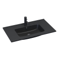 BATH DELUXE 06-080-27-02-00 - HYGE Recessed Washbasin 81 x 46 cm, Ceramic/Black