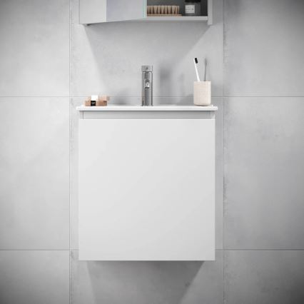BATH DELUXE 09-050-63-01-01 - Bathroom cabinet with a basin KENWOOD 51 cm matte white