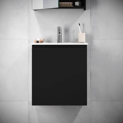 BATH DELUXE 09-050-63-02-01 - Bathroom cabinet with a basin KENWOOD 51 cm matte black