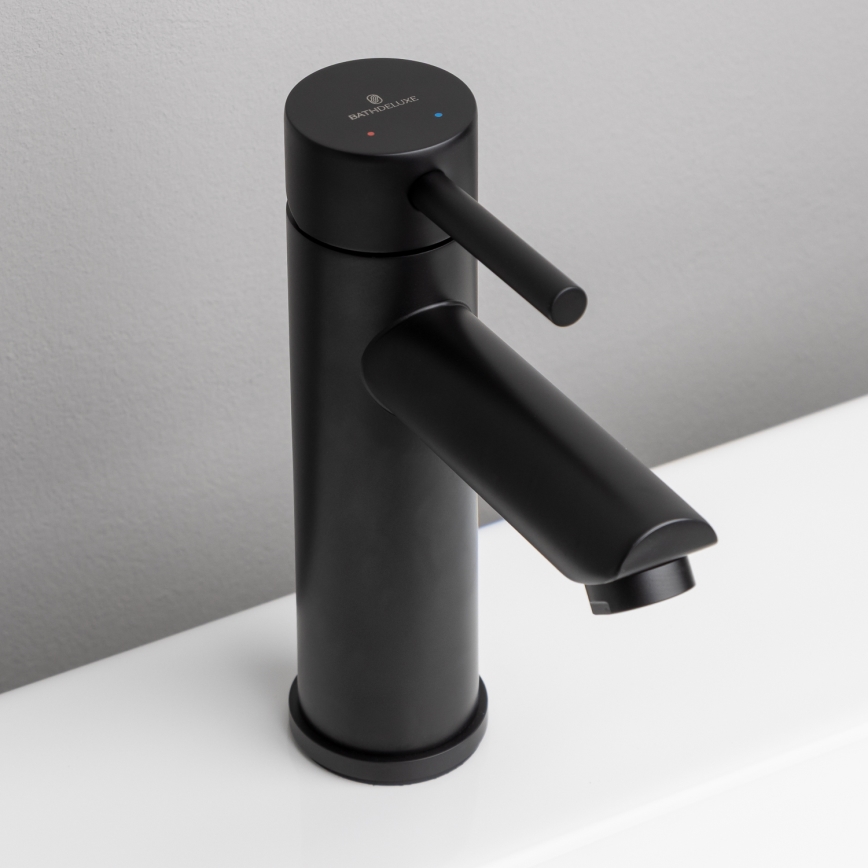 BATH DELUXE 28-017-03-02-02 - Basin tap RINGSTED 17,8 cm matte black
