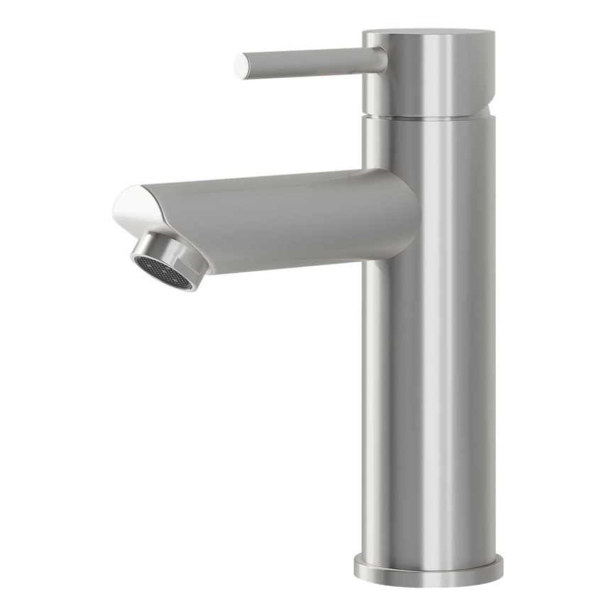BATH DELUXE 28-017-03-71-02 - Basin tap RINGSTED 17,8 cm brushed stainless steel