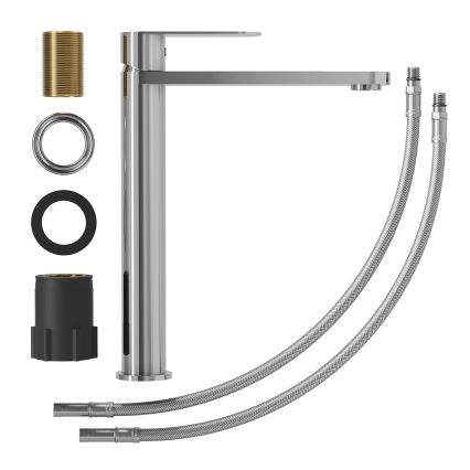 BATH DELUXE 28-027-02-83-02 - Basin tap TARNBY 27,3 cm shiny chrome