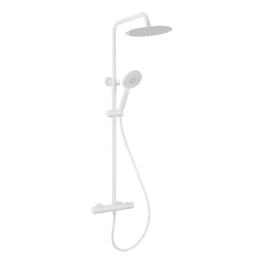 BATH DELUXE 31-120-05-01-00 - Shower set with thermostatic tap DRAGOR matte white