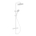 BATH DELUXE 31-120-07-01-00 - Shower set with thermostatic tap DRAGOR matte white