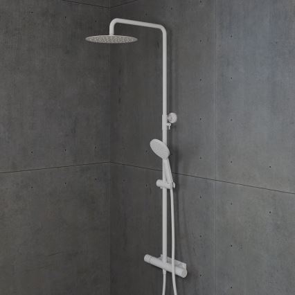 BATH DELUXE 31-120-07-01-00 - Shower set with thermostatic tap DRAGOR matte white