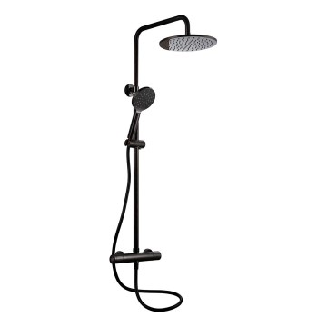 BATH DELUXE 31-120-07-02-00 - Shower set with thermostatic tap DRAGOR matte black