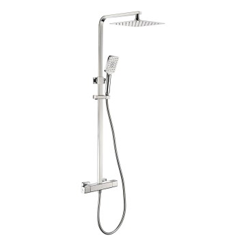 BATH DELUXE 31-120-08-60-00 - Shower set with thermostatic tap NAESBY shiny chrome