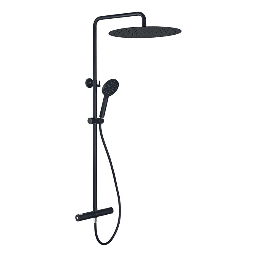 BATH DELUXE 31-120-09-63-00 - Shower set with thermostatic tap DRAGOR matte black