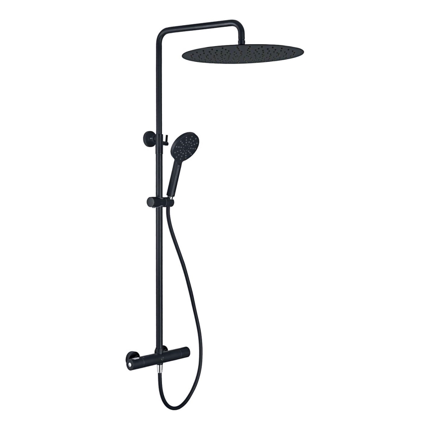 BATH DELUXE 31-120-13-63-00 - Shower set with thermostatic tap DRAGOR matte black