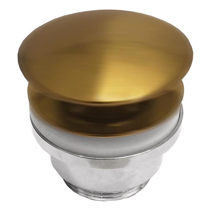 BATH DELUXE 33-004-05-70-04 - Basin waste RODBY d. 6,6 cm brushed brass