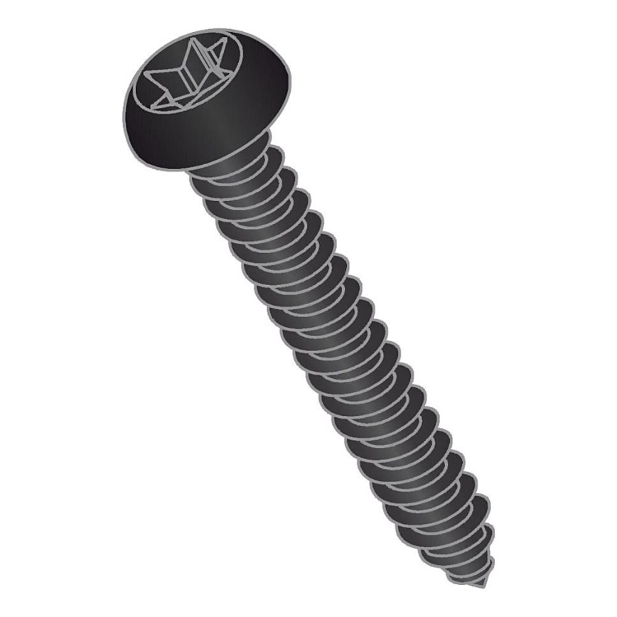 BATH DELUXE 54-045-00-02-12 - SET 50x Screws for acoustic panels T25 4,6x45 mm varnished black
