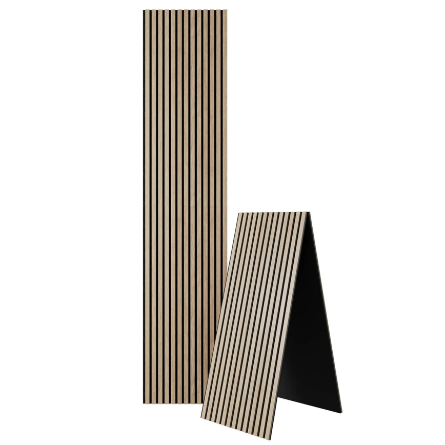 BATH DELUXE 54-240-11-86-12 - Acoustic wall panel VASALUND 240x52 cm oak