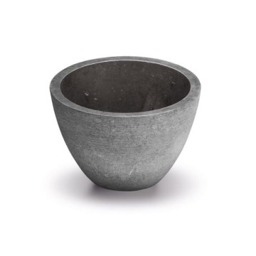 Bathco 00374 - MIRAGE Built-in Countertop Basin Ø 40 cm, Stone/Gray