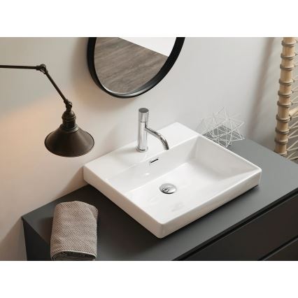 Bathco 0062 - Built-in washbasin FUNCHAL 55x45 cm porcelain/white