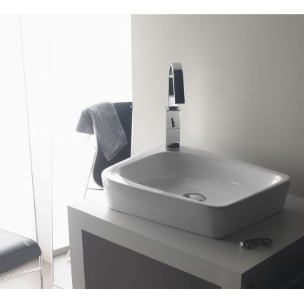 Bathco 4001 - ARAGON Countertop Basin 50 x 40.5 cm porcelain/white