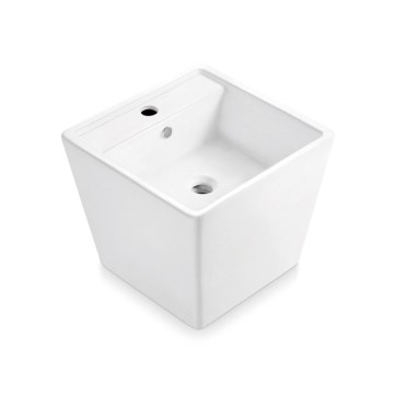 Bathco 4059 - GENOVA 42x42 cm Countertop Basin, Porcelain/White