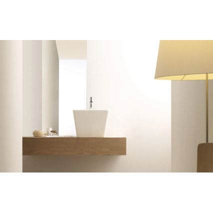 Bathco 4059 - GENOVA 42x42 cm Countertop Basin, Porcelain/White