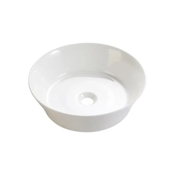 Bathco 4087 - VOLTA Above-counter Basin Ø 42 cm Porcelain/White