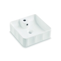 Bathco 4163 - CIRCUS Countertop Basin 40x40 cm porcelain/white