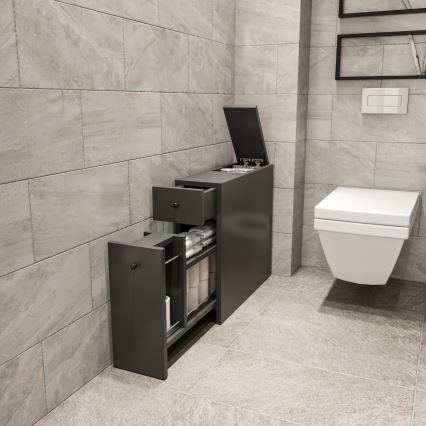 Bathroom cabinet CALENCIA 55x60 cm anthracite