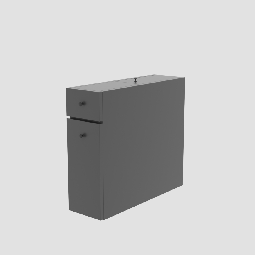 Bathroom cabinet CALENCIA 55x60 cm anthracite