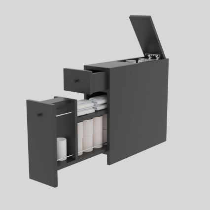 Bathroom cabinet CALENCIA 55x60 cm anthracite