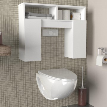 Bathroom cabinet GERONIMO 61x76 cm white
