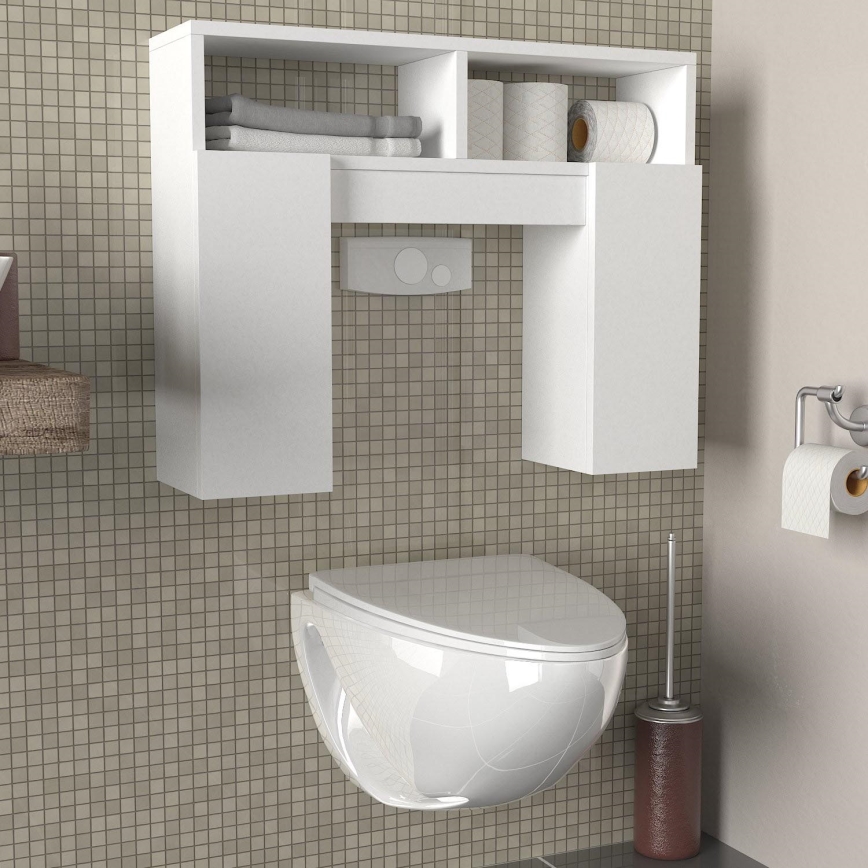 Bathroom cabinet GERONIMO 61x76 cm white