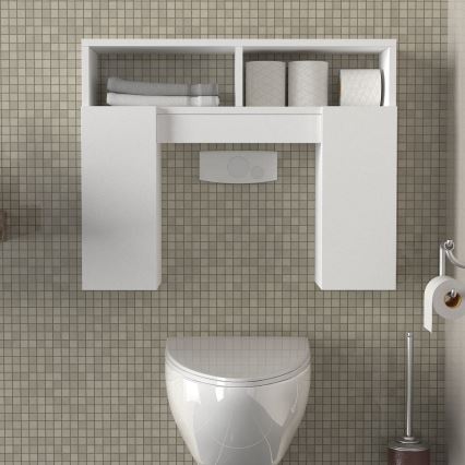 Bathroom cabinet GERONIMO 61x76 cm white