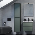 Bathroom cabinet LYKE 174 cm green