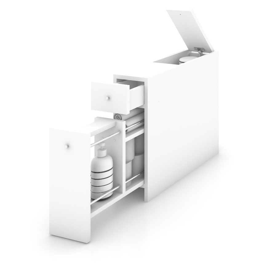 Bathroom cabinet SMART 60x55 cm white