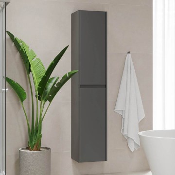 Bathroom cabinet TRONDHEIM 35x174x30 cm anthracite