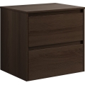 Bathroom cabinet TRONDHEIM for 60 cm sink – walnut