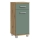 Bathroom cabinet VENOM green/artisan oak